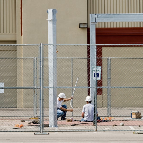 how long can i rent the temporary fence for my construction site or event in Rockaway